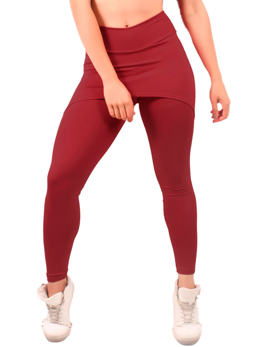 Miniatura: Calça Legging Bordô Feminina
