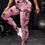 Miniatura: Calças Justas Femininas Tie Dye para Yoga