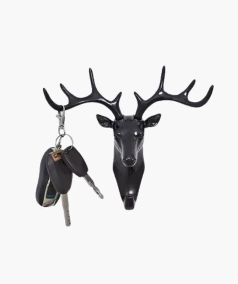 Suporte de Chave em Cervo Vintage – Decoração Exclusiva