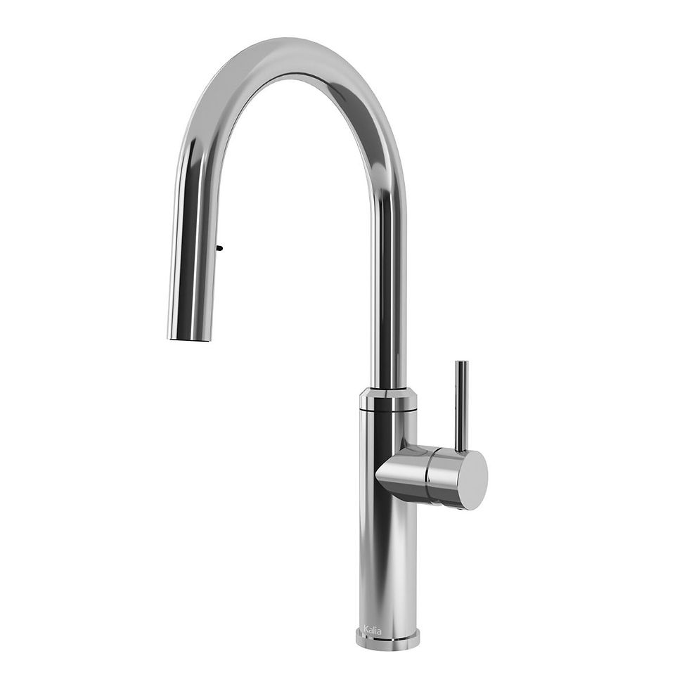 Thumbnail: Kalia ENORA DIVER Single Handle Kitchen Faucet Pull-Down Dual Spray