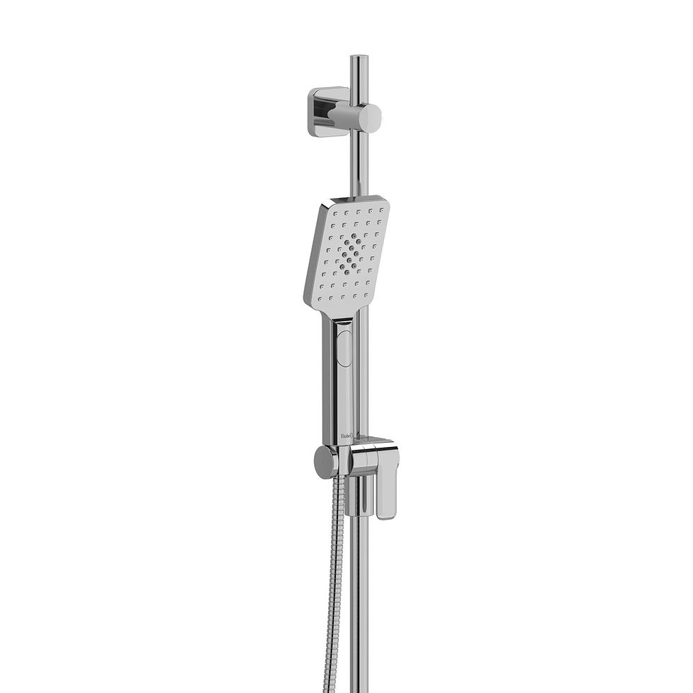 Thumbnail: Riobel Handshower Set With 36" Slide Bar and 3-Function Handshower — 4835