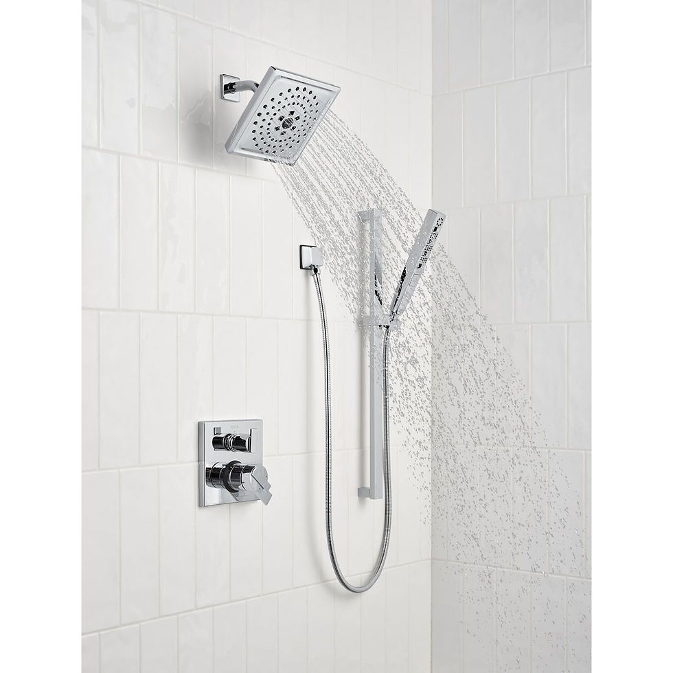 Thumbnail: Delta Delta Modern Angular Valve Trim Delta Series… — T27867