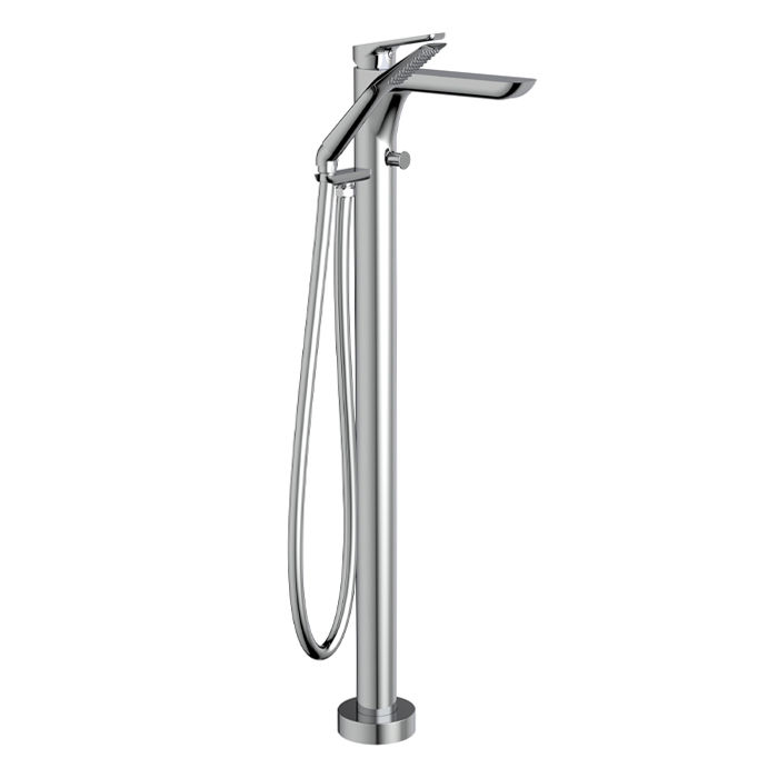 ALT 70787 Via Dante Floormount tub filler with handshower
