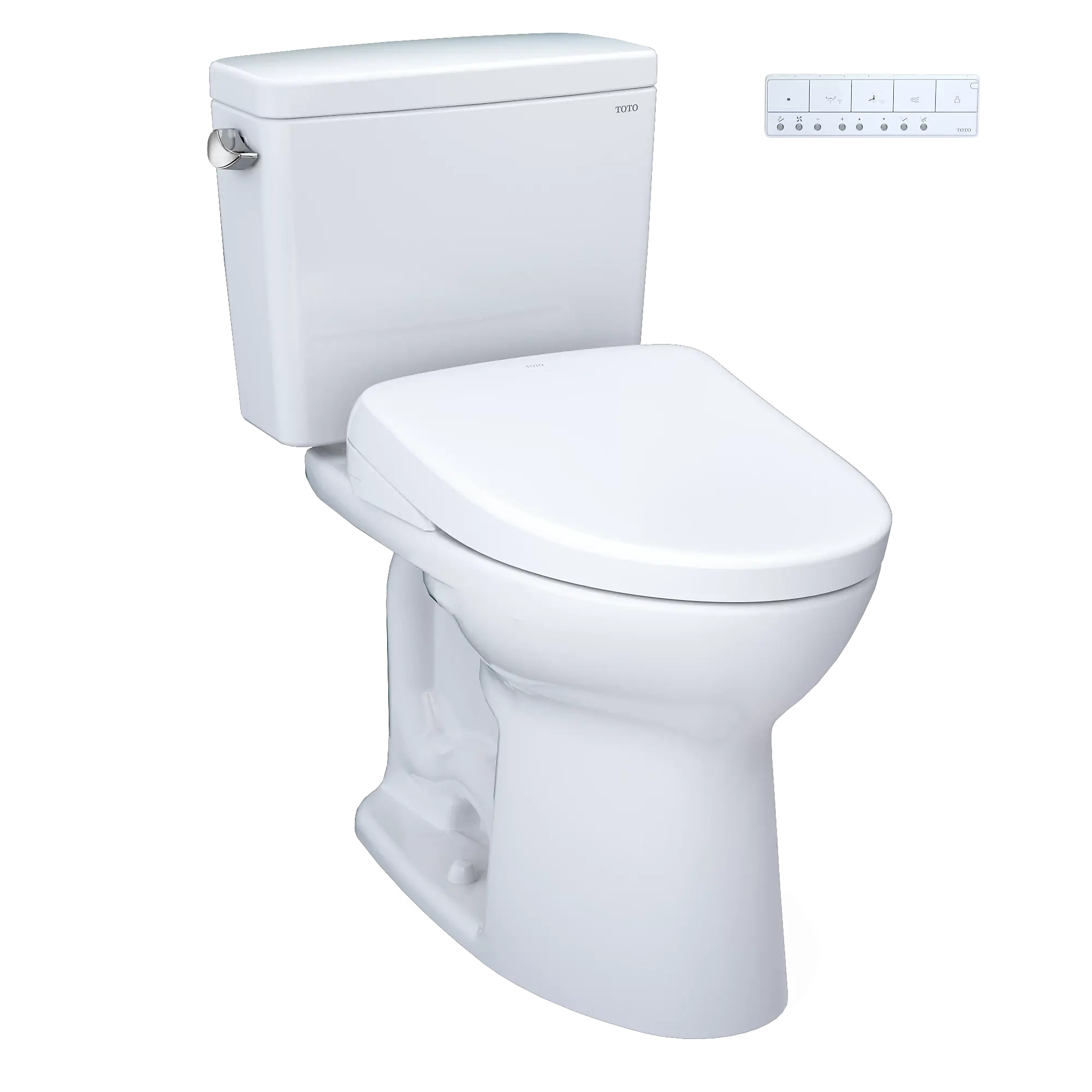 TOTO Drake® WASHLET®+ S7A Two-Piece Toilet - 1.28 GPF — MW7764736CEGA