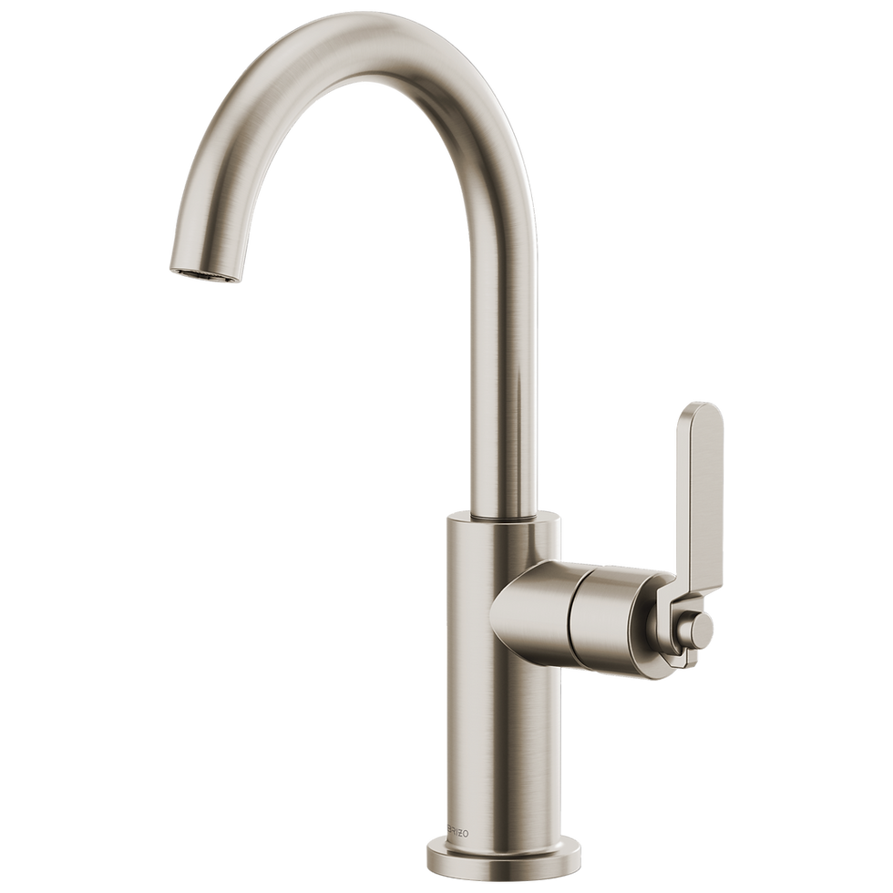 Thumbnail: Brizo Litze® Bar Faucet with Arc Spout and Industrial Handle Kit