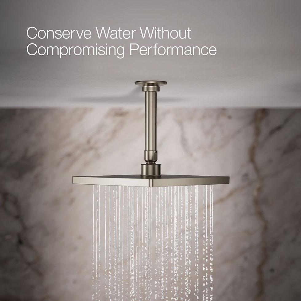 Thumbnail: Kohler Honesty 8" single-function rainhead, 1.75 gpm — K-26148-G