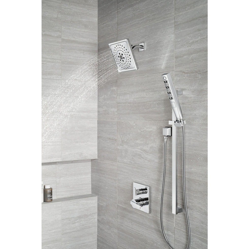 Thumbnail: Delta Delta Modern Angular Valve Trim Delta Series… — T24867
