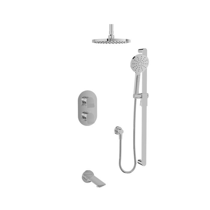 BARIL Complete thermostatic pressure-balanced shower kit — PRR-4307-46