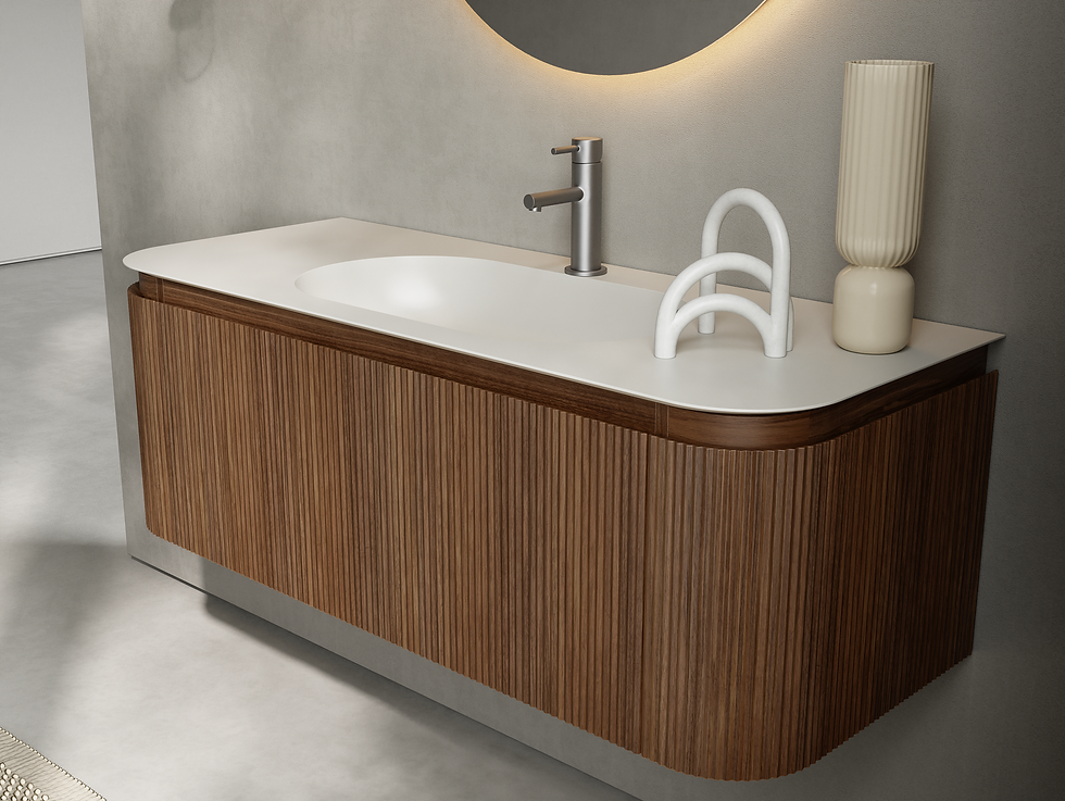 Thumbnail: Bagno Italia Piano Collection vanity and top