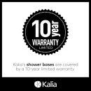 Thumbnail: Kalia KOVER Rectangular acrylic shower base