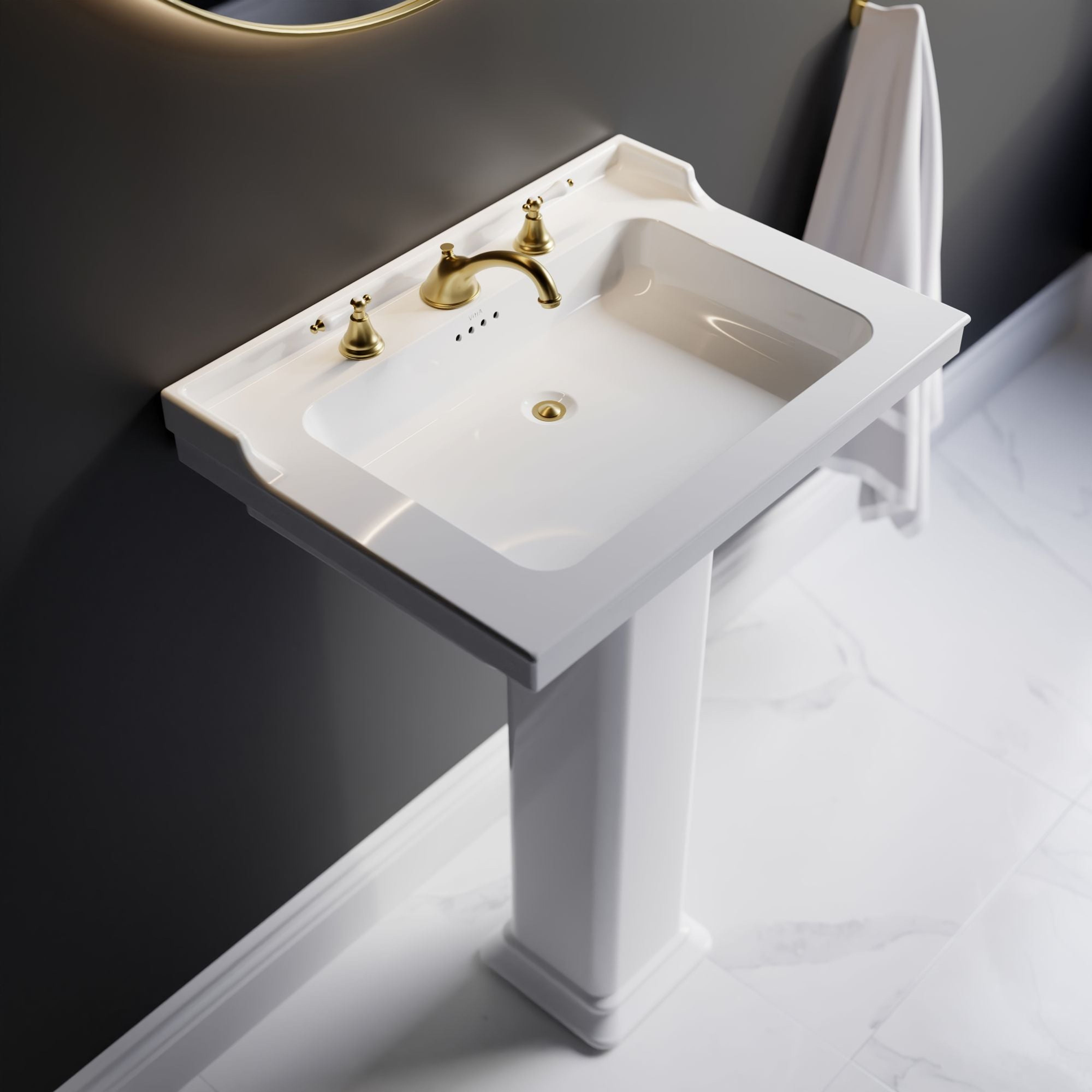 Cheviot Valarte Pedestal Sink