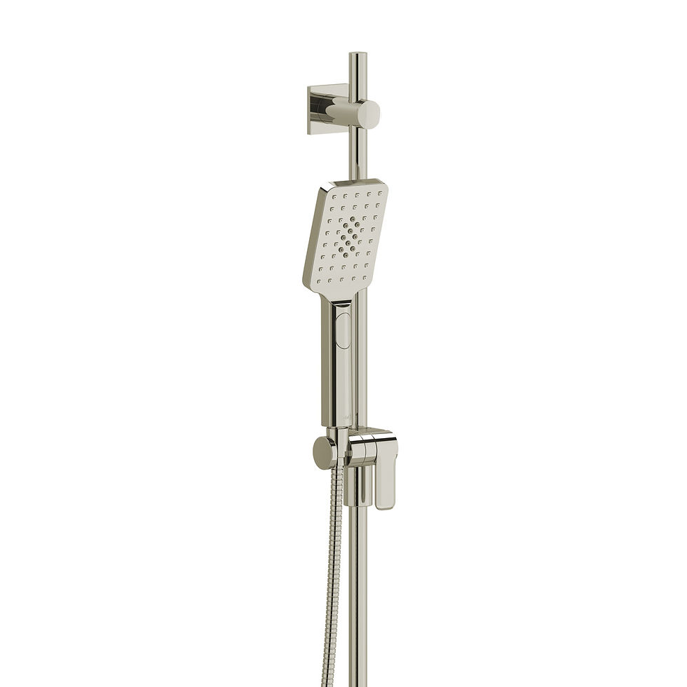 Thumbnail: Riobel Handshower Set With 36" Slide Bar and 3-Function Handshower — 4825