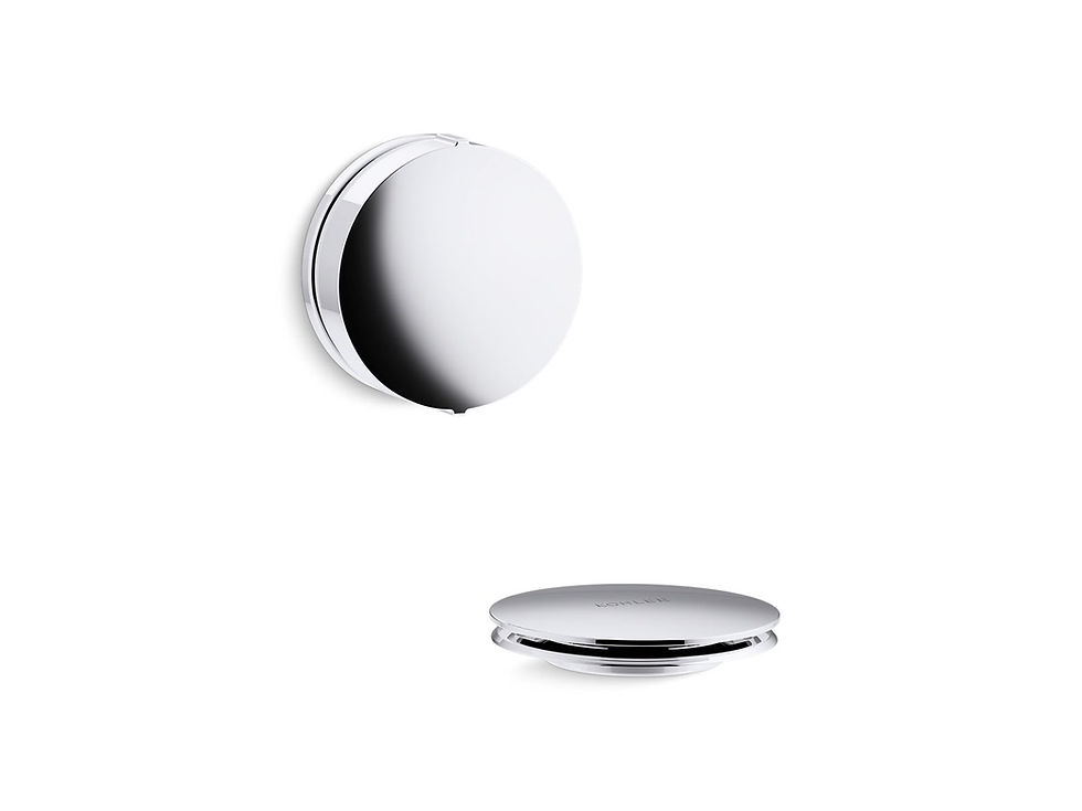 Thumbnail: Kohler PureFlo Rotary-turn bath drain trim — K-T37392