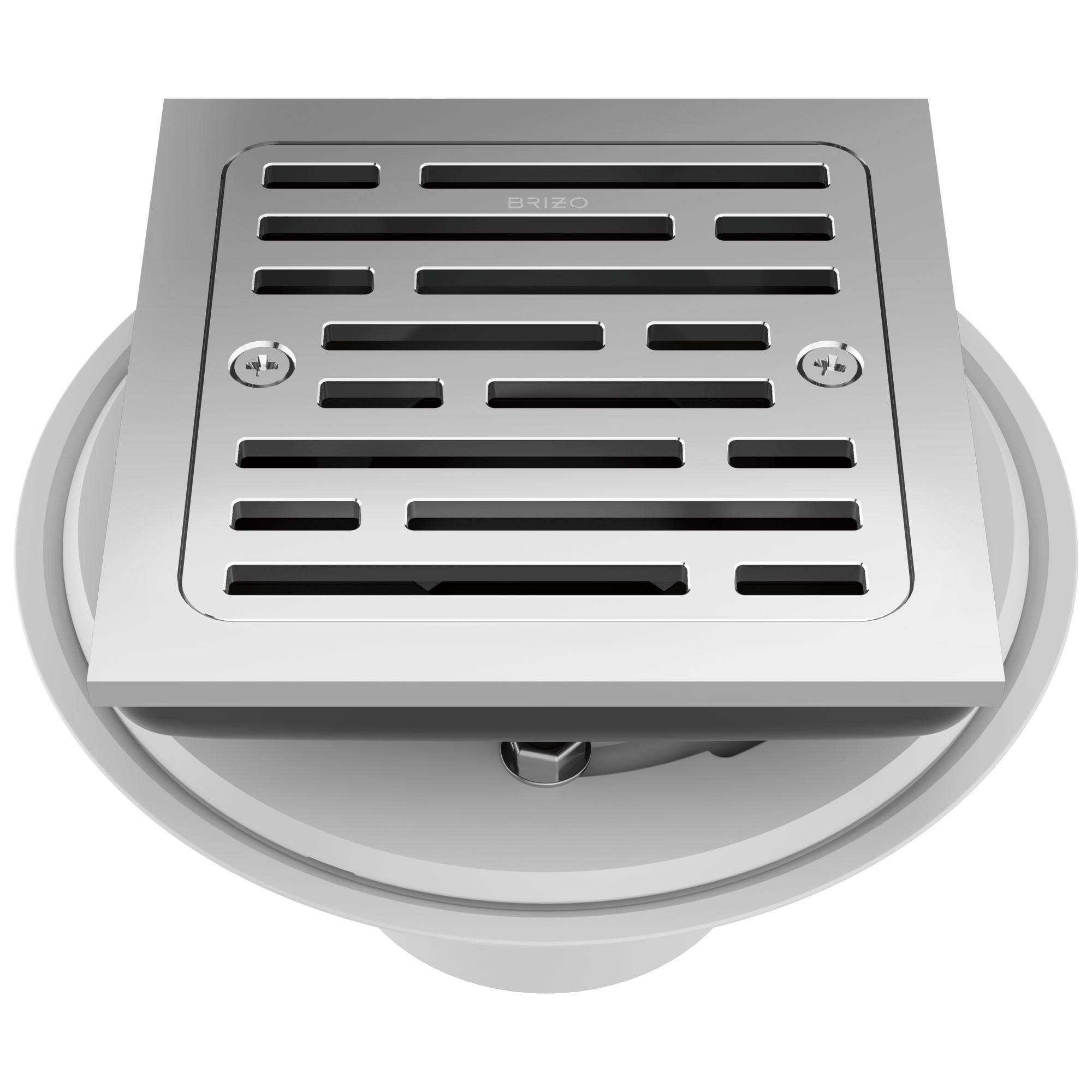 Brizo Shower Drains 4" Square Tile-In Shower Drain — BT062415