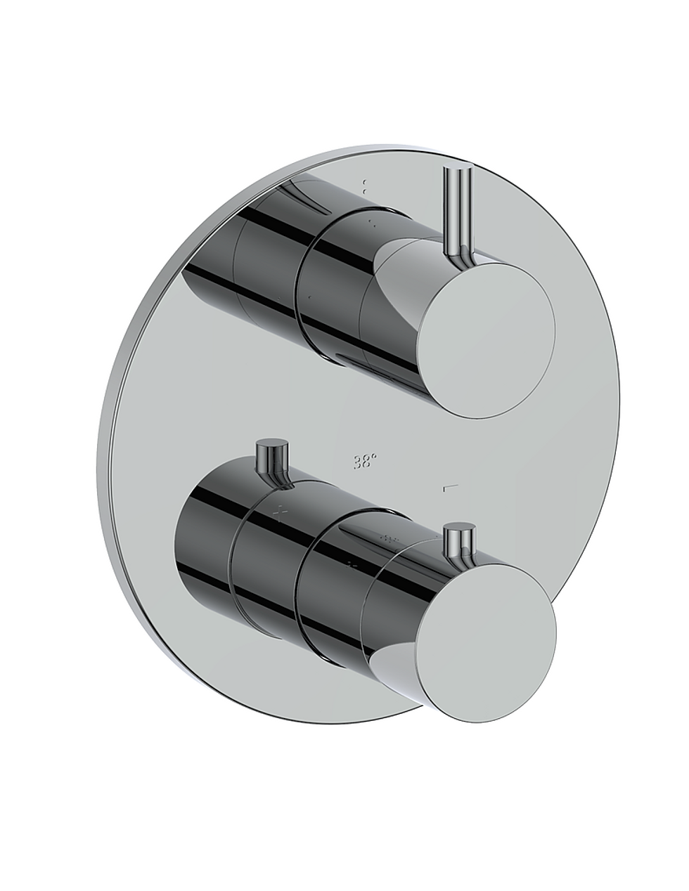 Thumbnail: Vogt Worgl 3-Way Thermostatic Shower System with Tub Spout