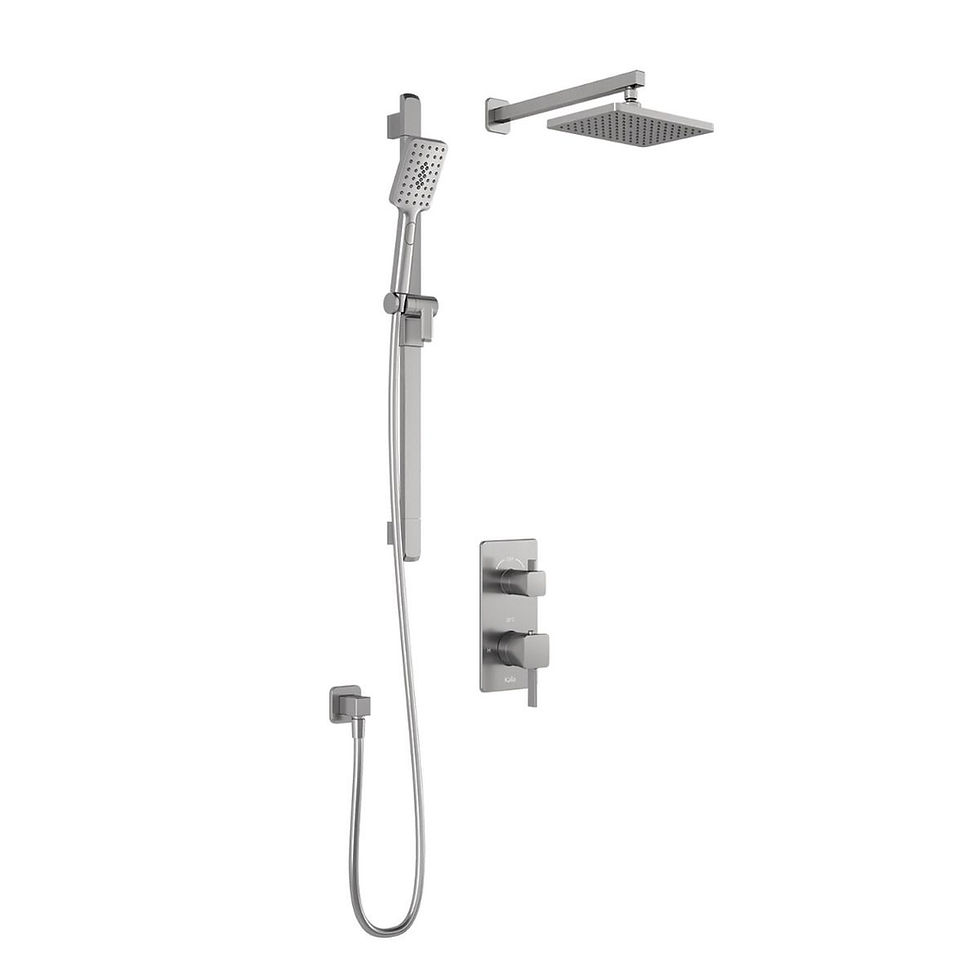 Thumbnail: Kalia Squareone BF1650 TD2 Thermostatic Shower System