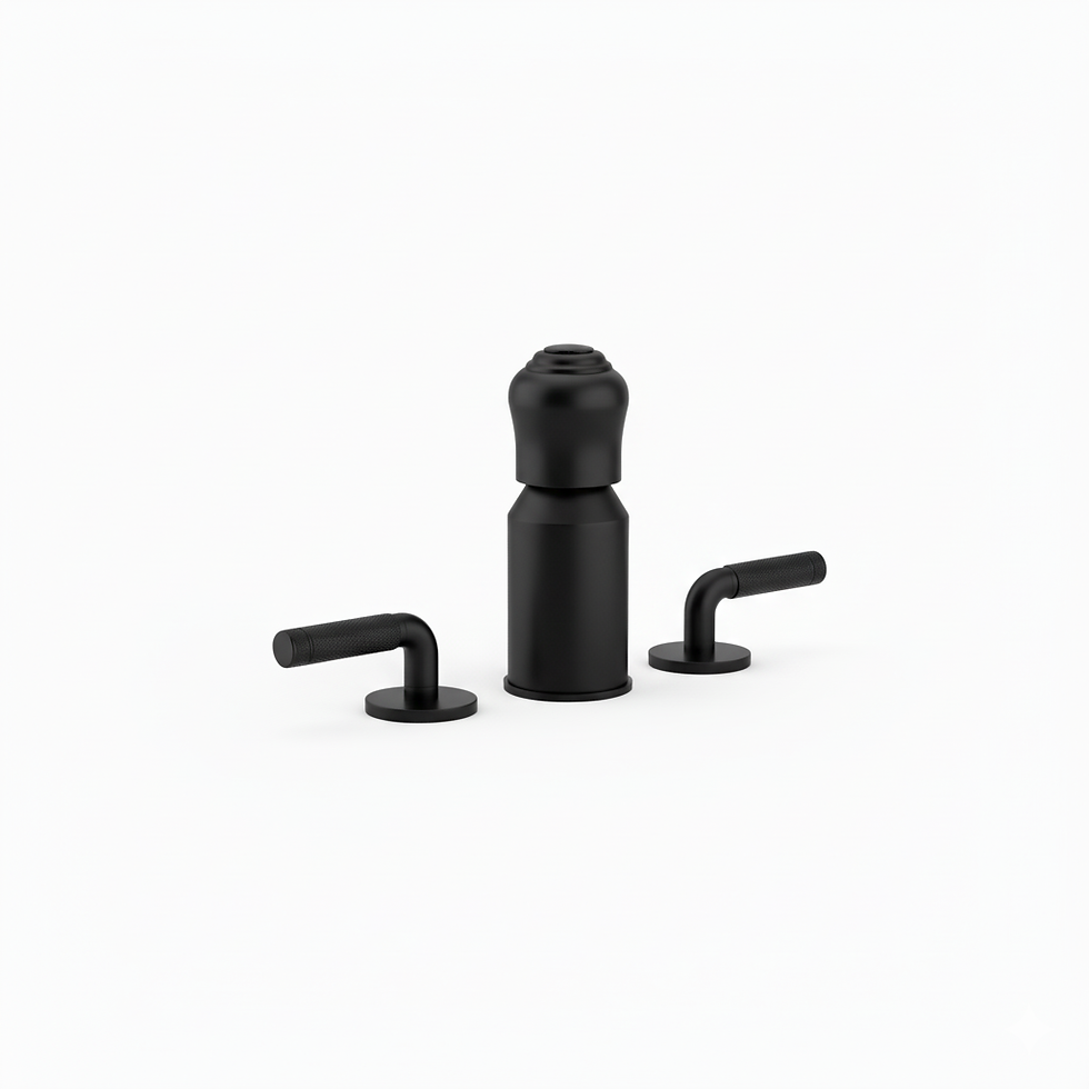Thumbnail: DISEGNO R4287L — 4 Hole Bidet Faucet Mechanical drain included