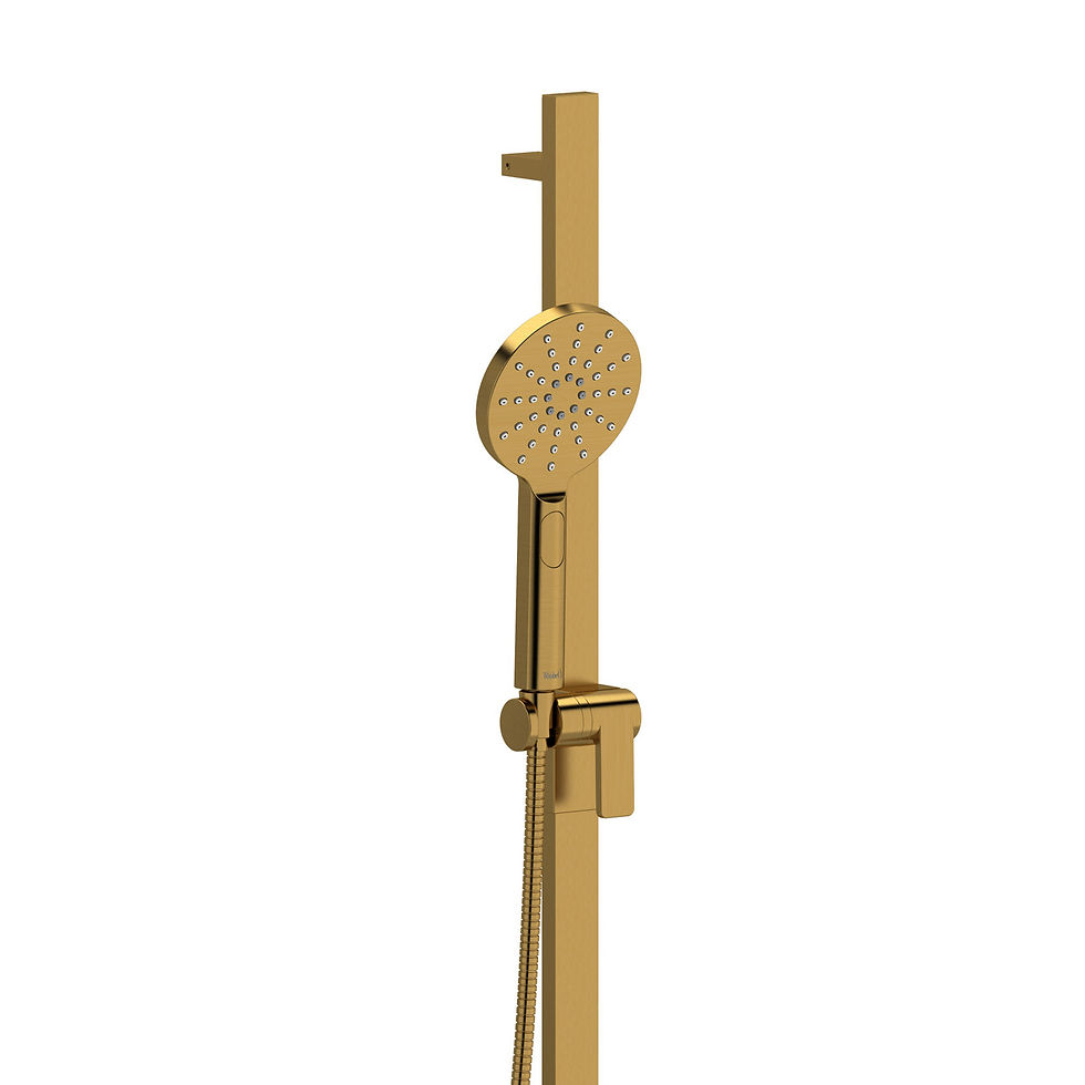 Thumbnail: Riobel Handshower Set With 32" Slide Bar and 3-Function Handshower — 4844