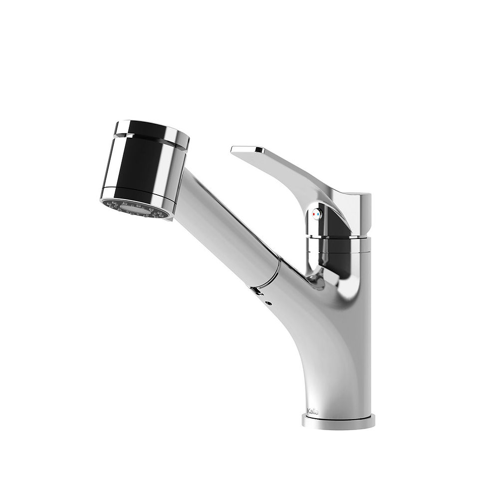 Thumbnail: Kalia DEKA Pull out kitchen faucet with spray head