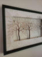 Thumbnail: Three Copper Trees w/Black Birds