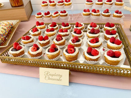 Mini Tarts Cheesecake Raspberry 