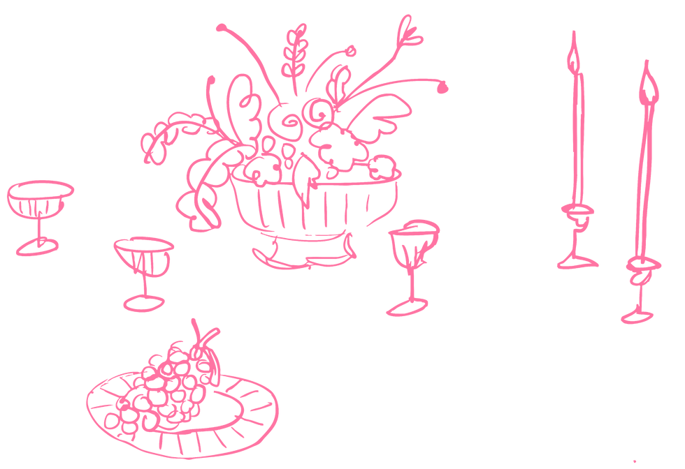 Elegant Table Sketch