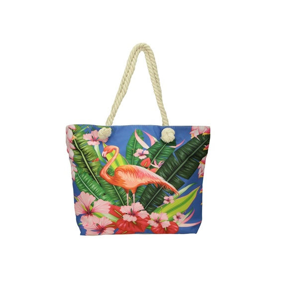 BOLSA DE PRAIA ESTAMPADA