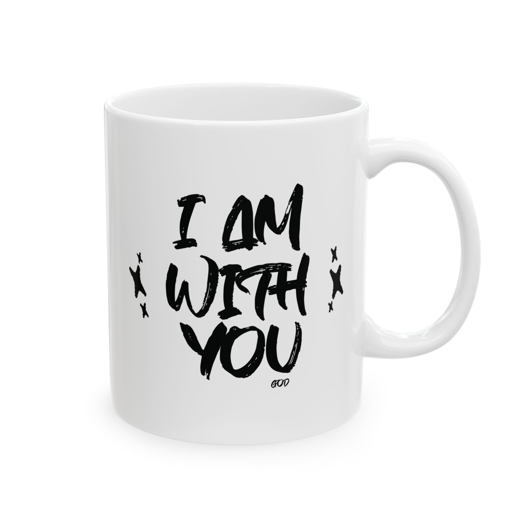I Am With You Mug, 11oz