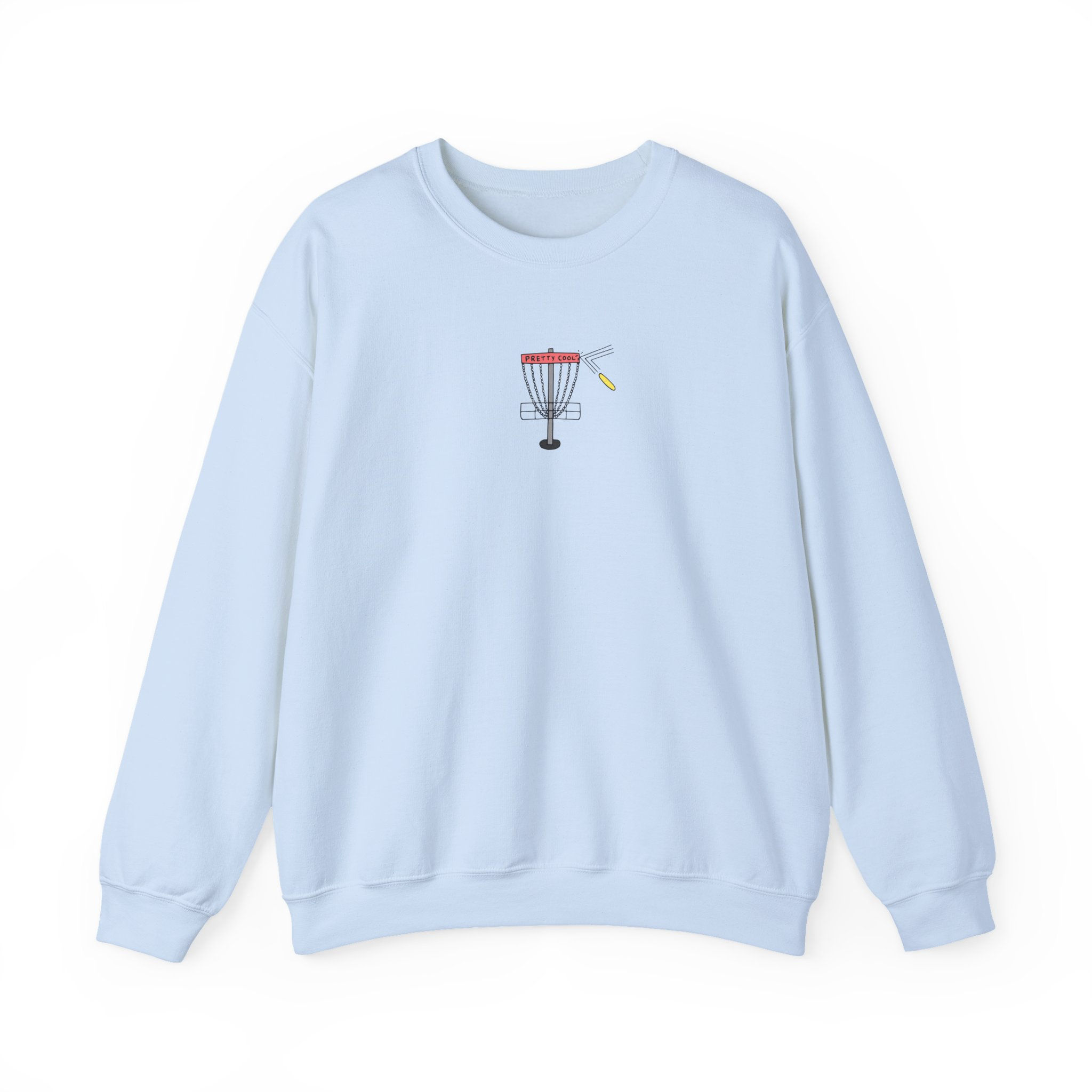 pretty cool disc golf crewneck