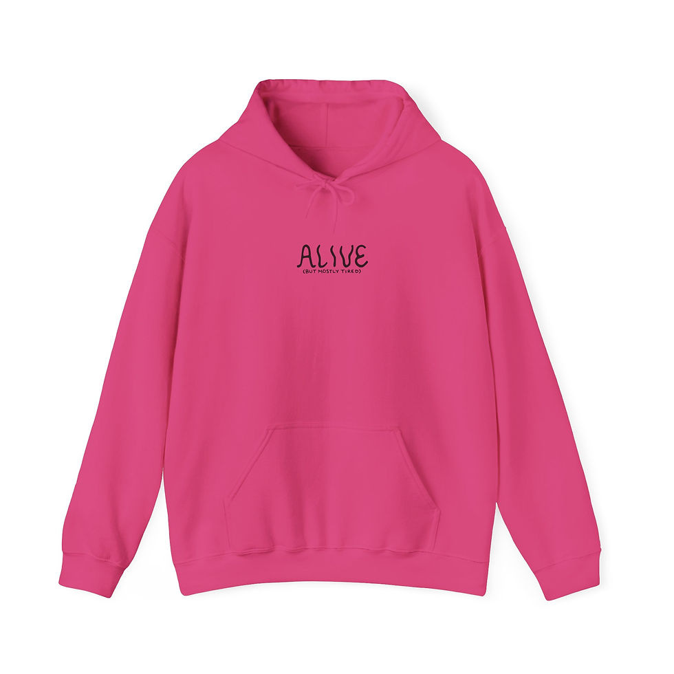 Thumbnail: alive (but mostly tired) hoodie