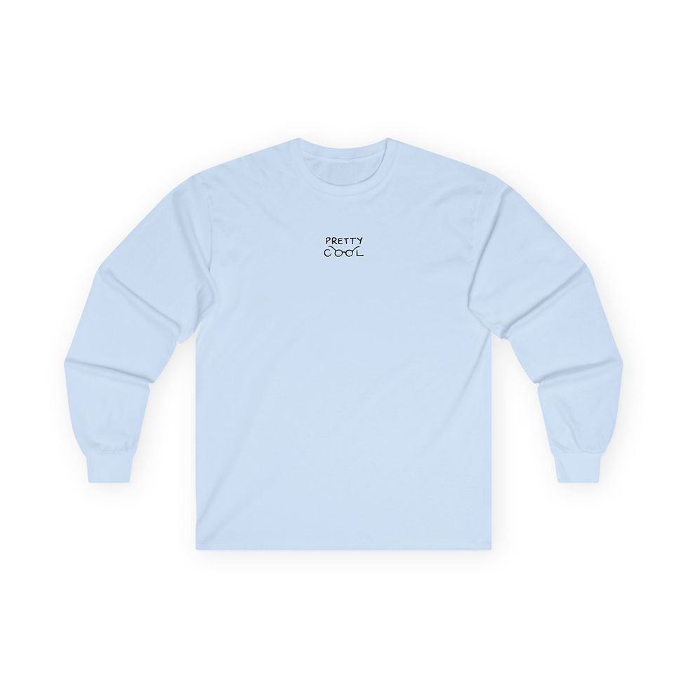 pretty cool logo long sleeve tee