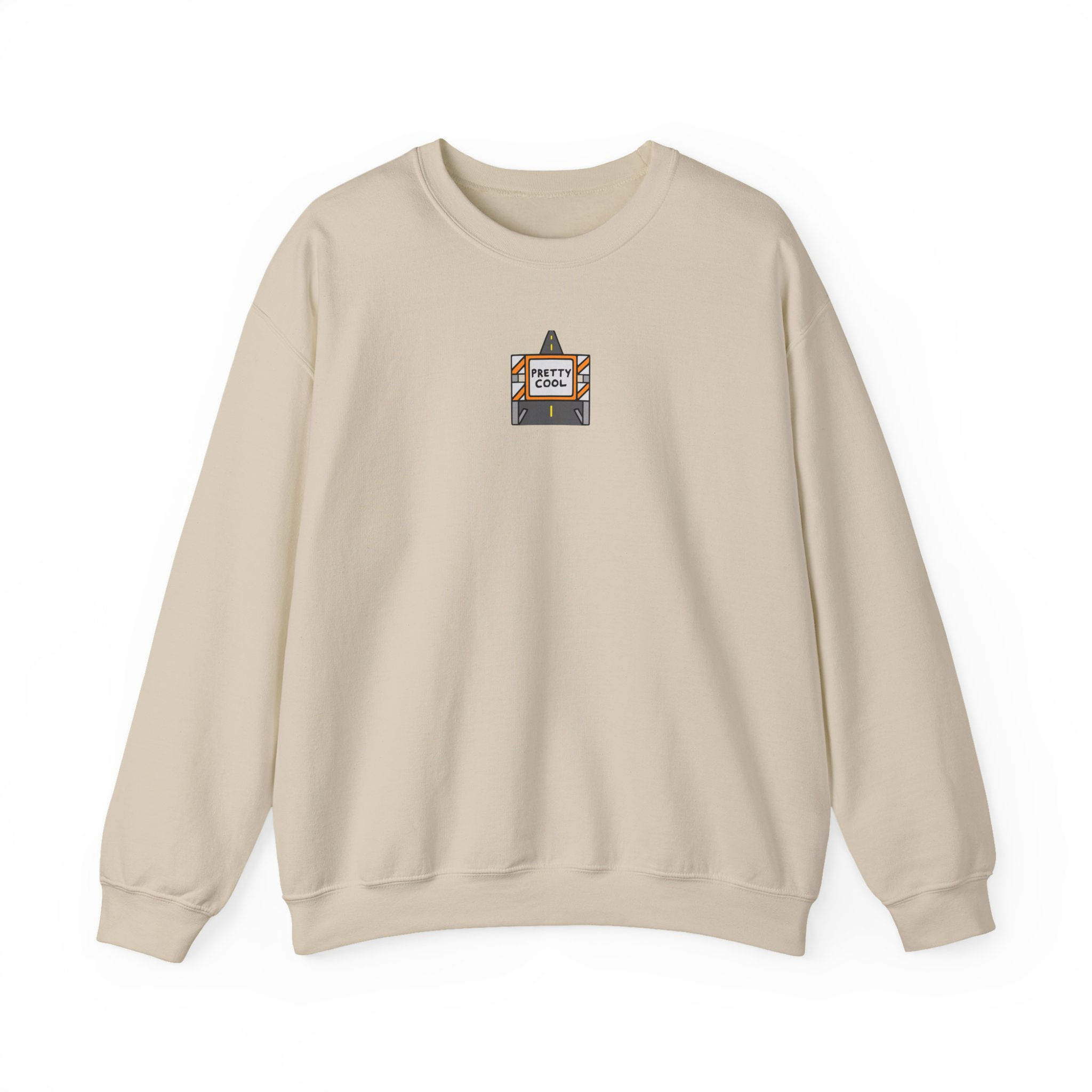 pretty cool construction crewneck