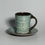 Thumbnail: Slip Decorated Espresso Cup and Saucer