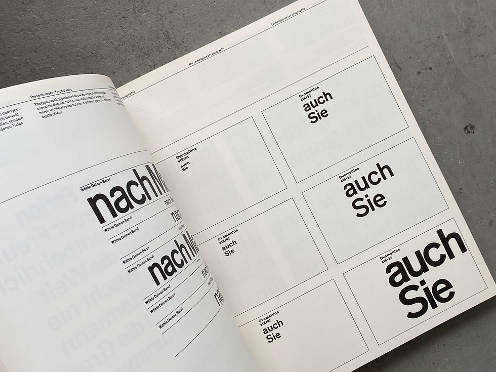 サムネイル： Emil Ruder Typographie , Typography