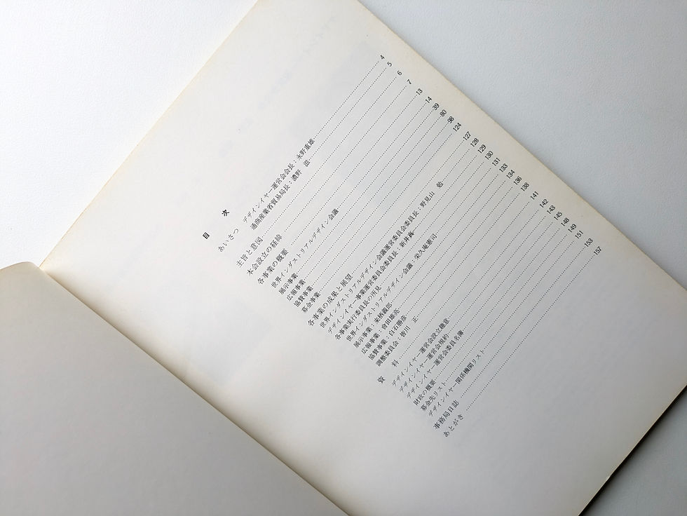 サムネイル： ’73 デザインイヤー 報告書