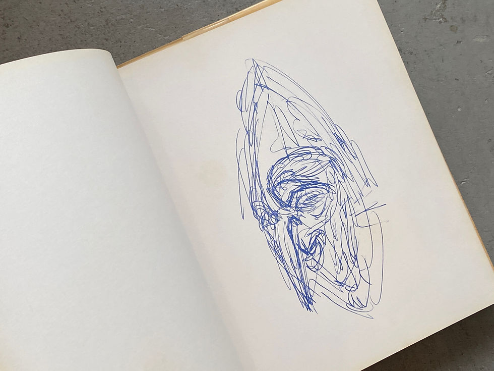 サムネイル： GIACOMETTI A SKETCHBOOK OF INTERPRETIVE DRAWINGS / LUIGI CARLCCIO