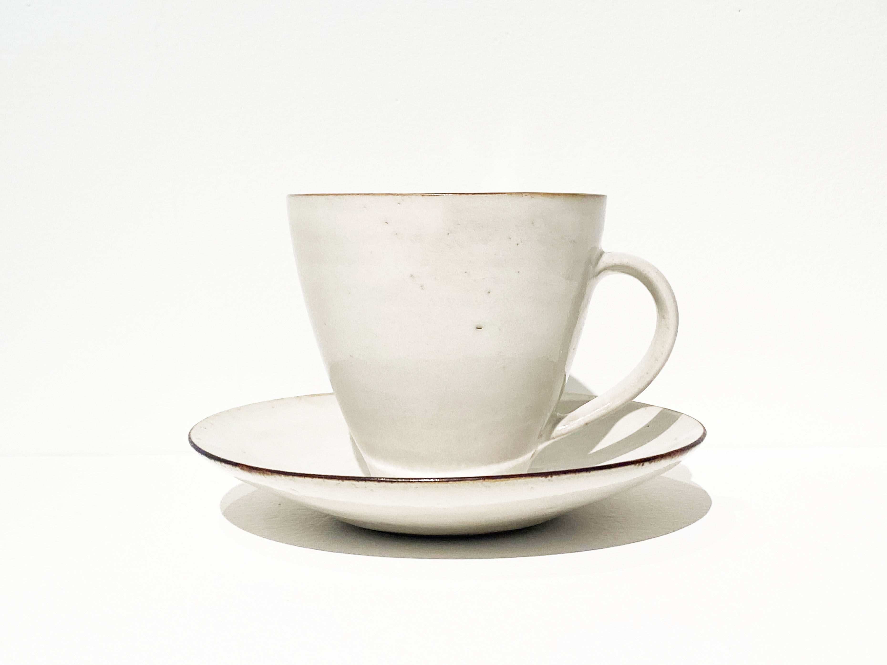 Cup & Saucer / Lucie Rie & Hans Coper