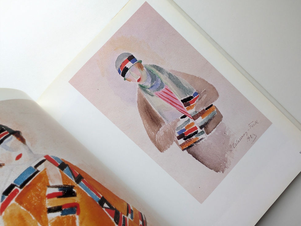 サムネイル： SONIA DELAUNAY  Fashion and Fabrics / JACQUES DAMASE