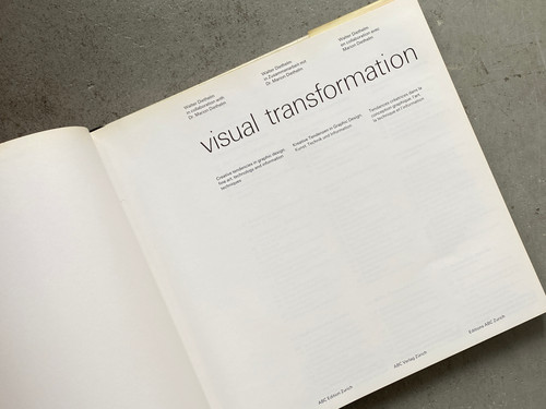 洋書 Visual Transformation by Walter Diethelm Visual transformation: Creative tendencies in graphic design