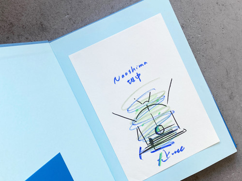 古書・古本 | Liebbooks |TADAO ANDO | NAOSHIMA 直筆イラスト・サイン