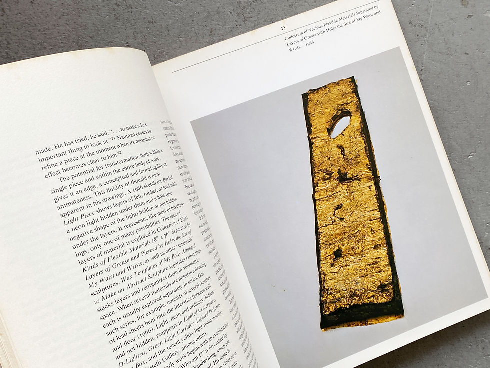 サムネイル： Bruce Nauman : Work from 1965 to 1972 / Livingston & Tucker | ブルース・ナウマン