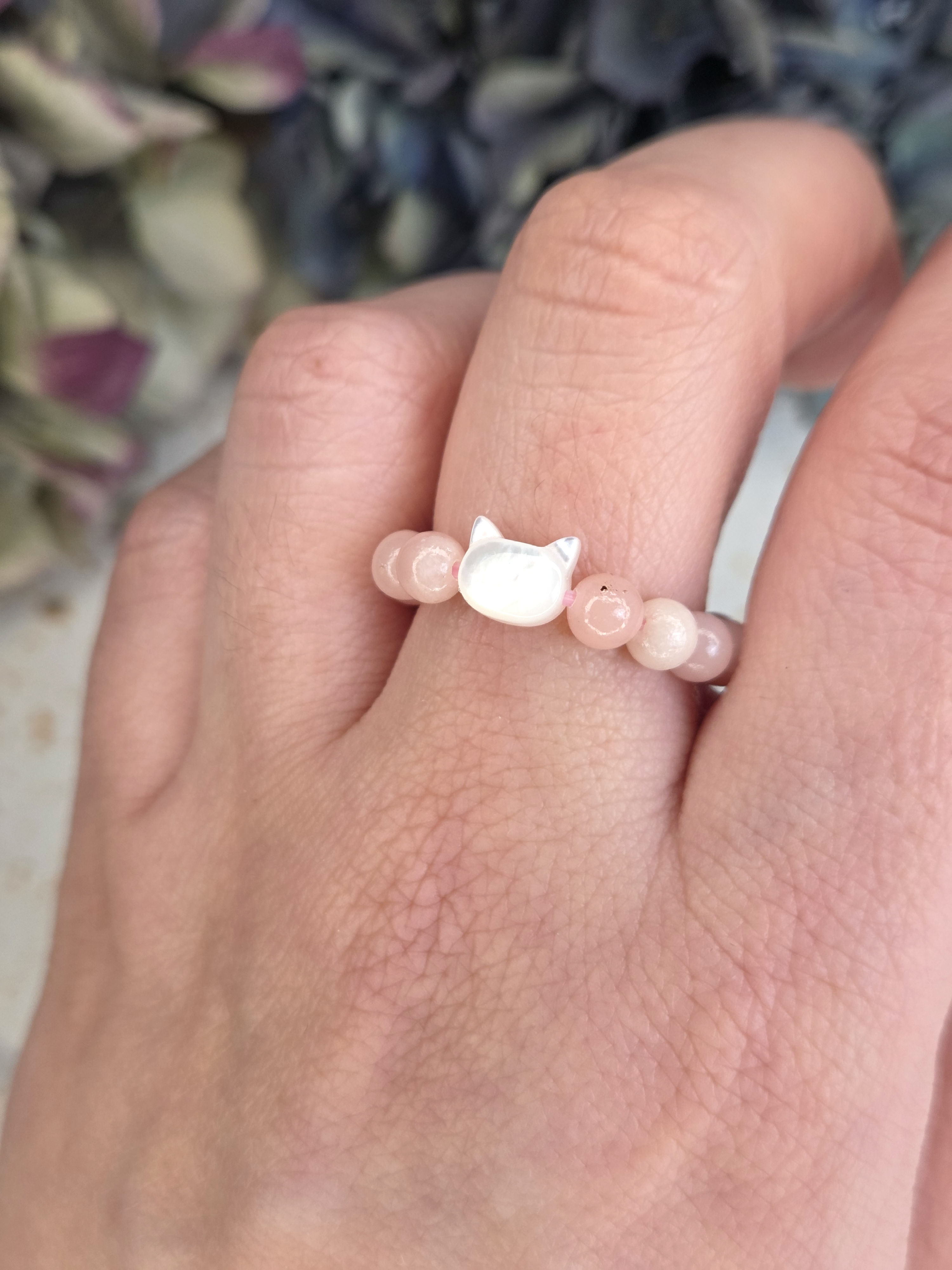 Stretch Ring Anden Opal Katze