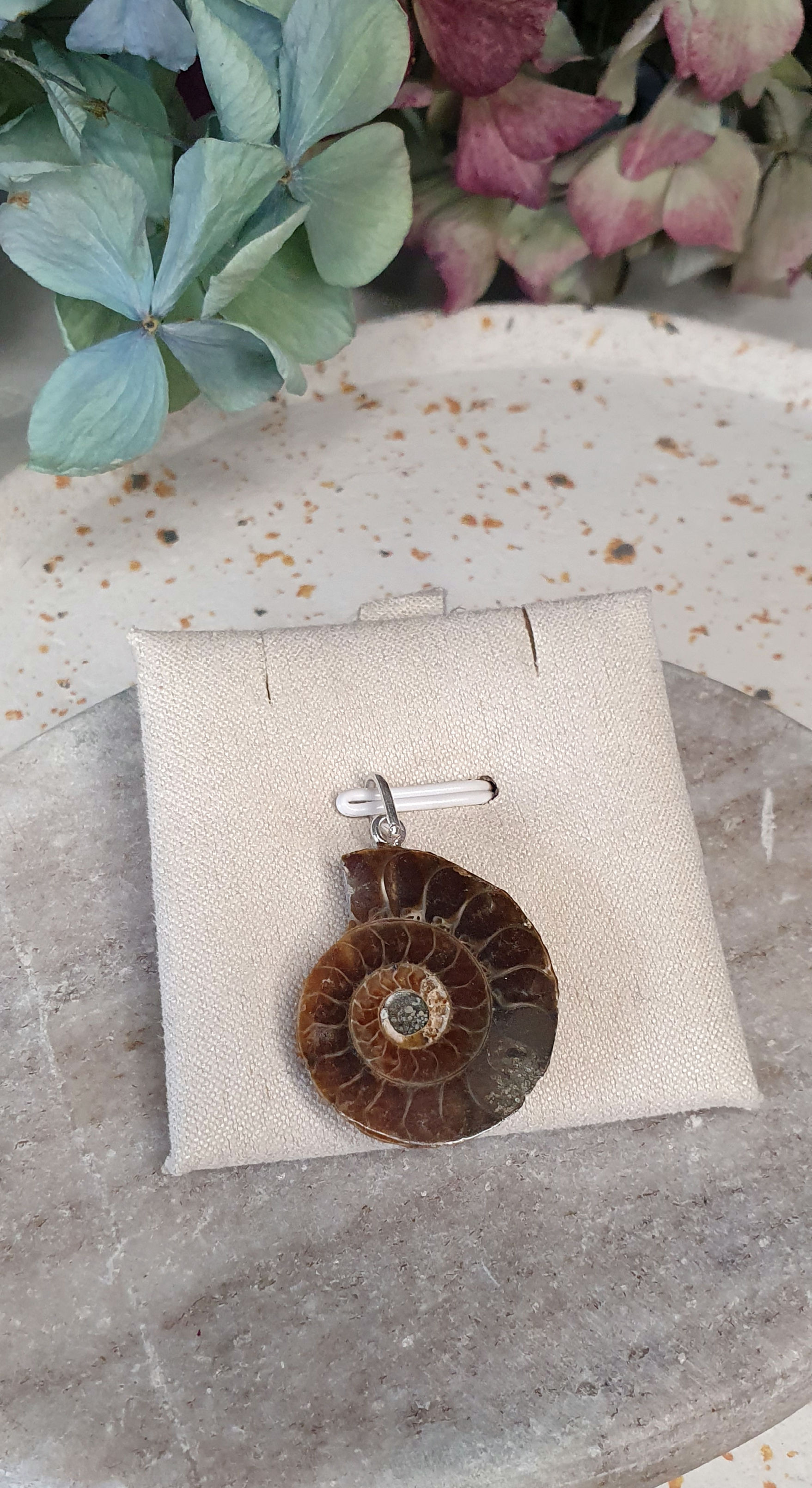 Edelstein-Anhänger Ammonit