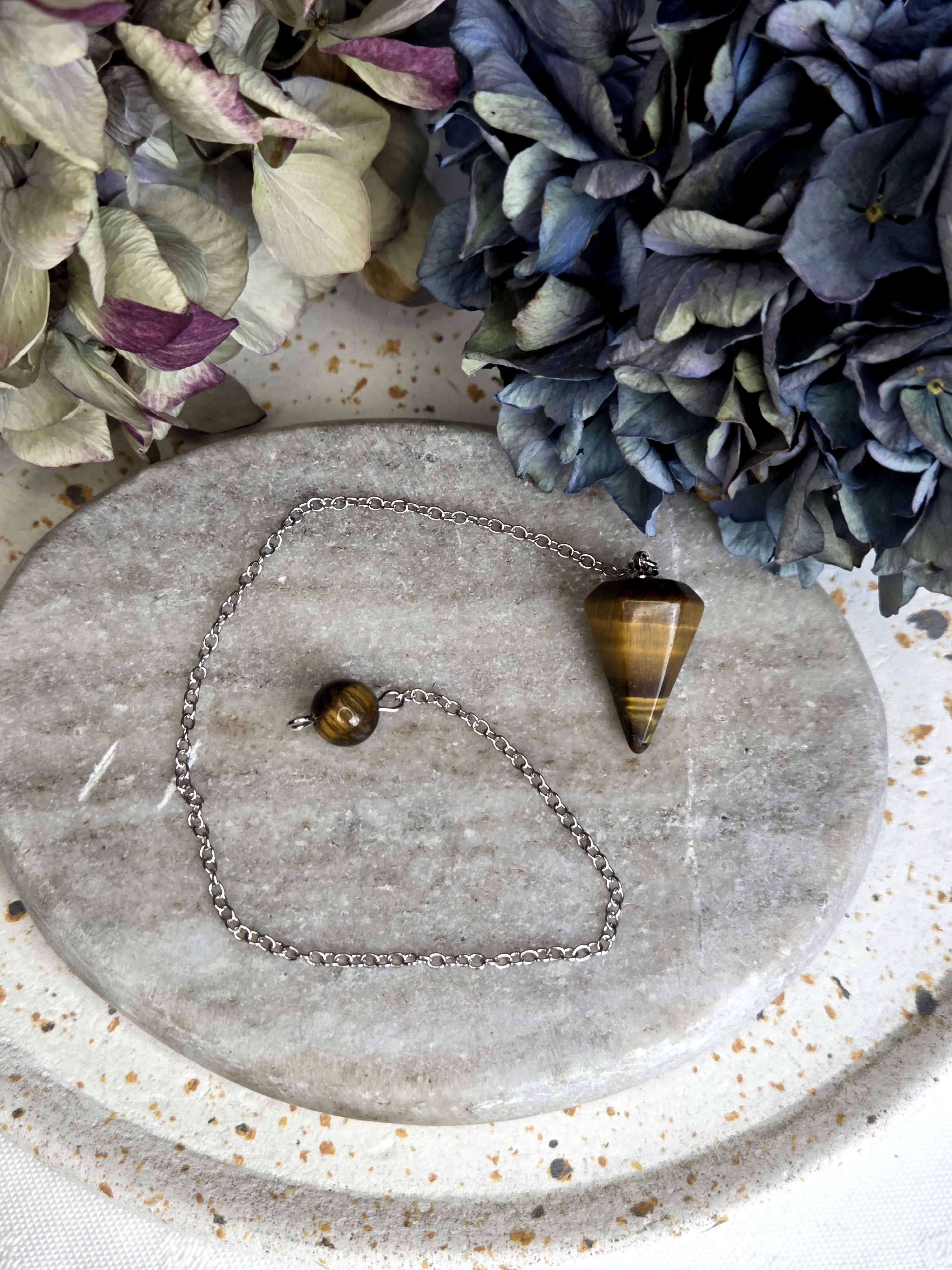 Edelstein Pendel Tigerauge