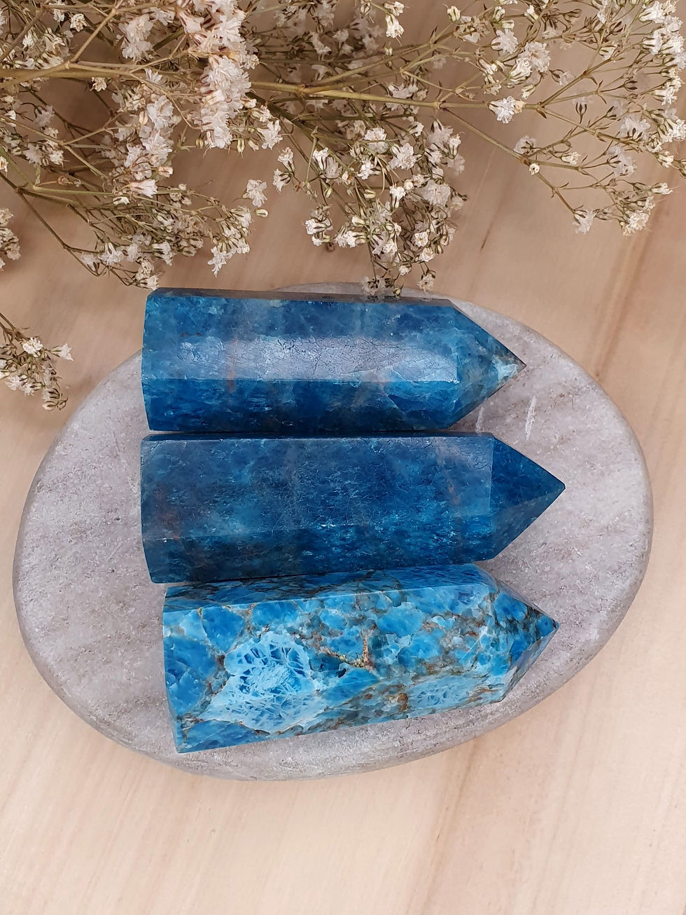 Edelstein Obelisk Point Apatit