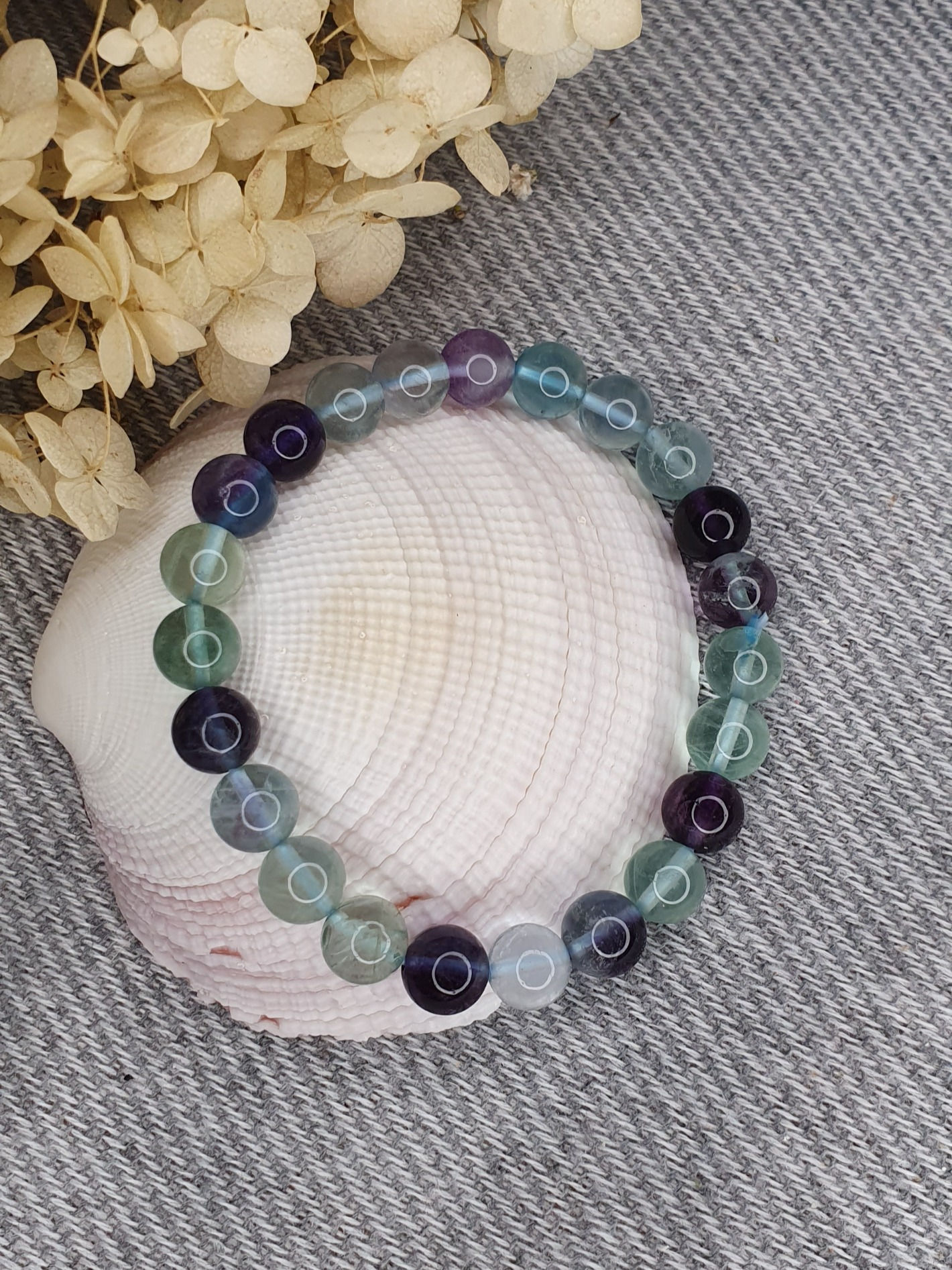 Edelstein-Armband Fluorit