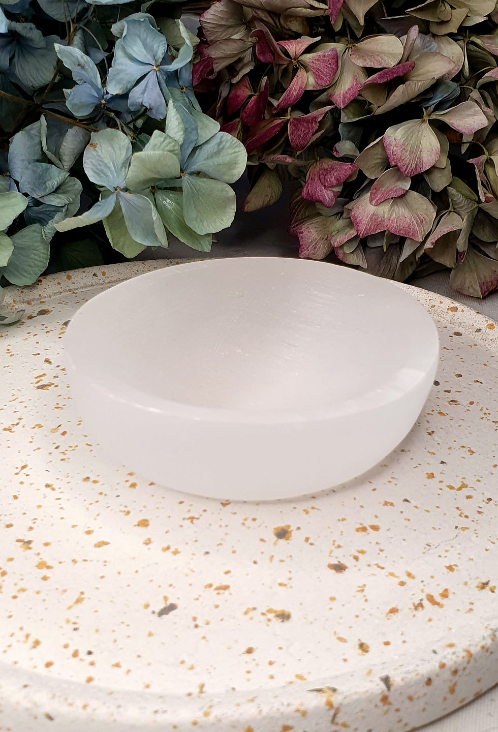 Edelstein Selenit Schale