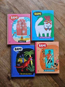 BAM! Ik lees- Zo word je een prof, Een kat is geen kip, Op zoek naar dino's, Mmm, ijs