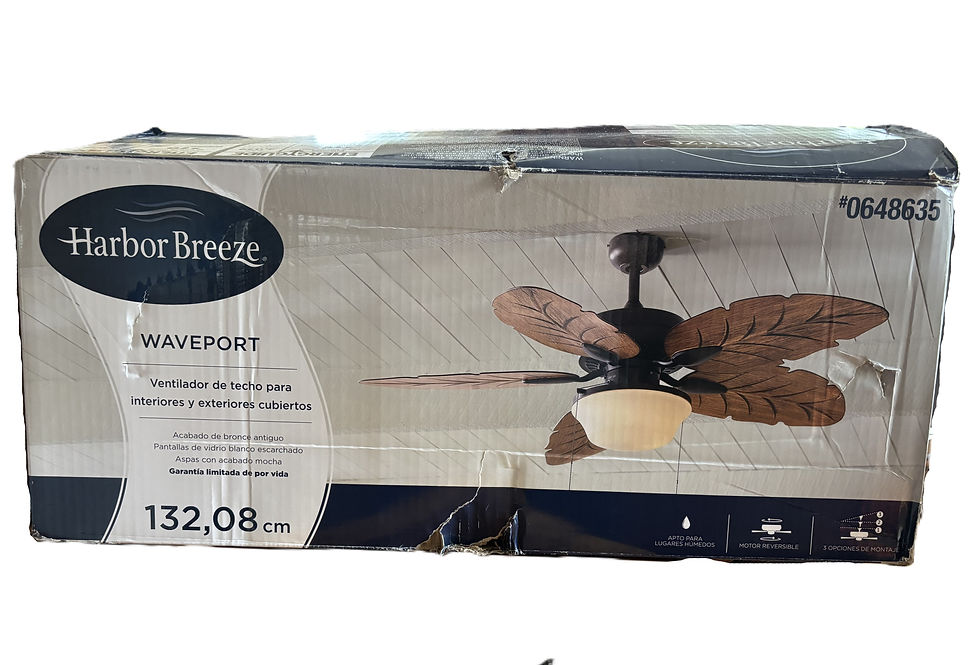 Thumbnail: Harbor Breeze Waveport 52-in Aged Bronze