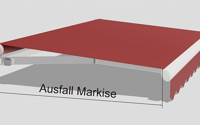 Markisentuch austauschen – Ausfall korrekt messen
